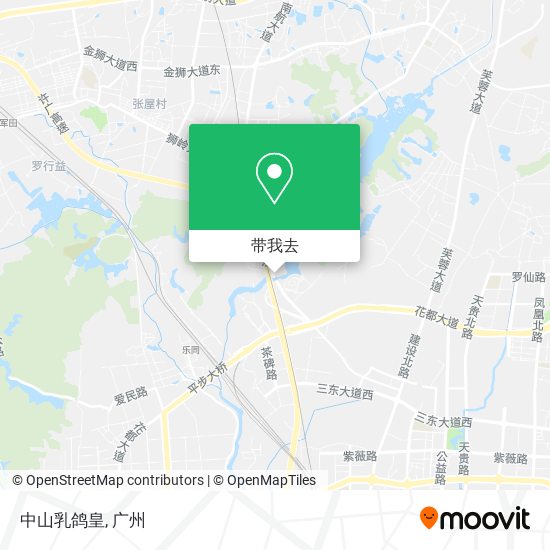 中山乳鸽皇地图