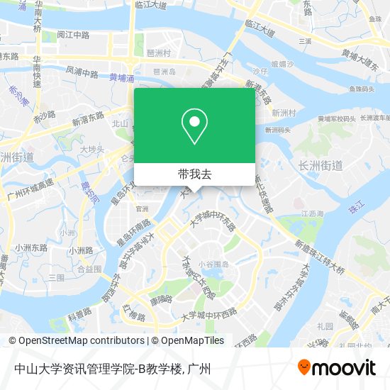 中山大学资讯管理学院-B教学楼地图