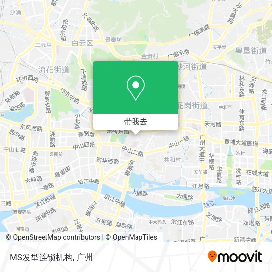 MS发型连锁机构地图