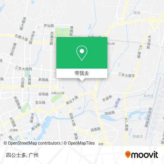 四公士多地图