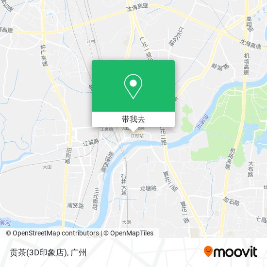 贡茶(3D印象店)地图