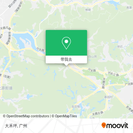 大禾坪地图