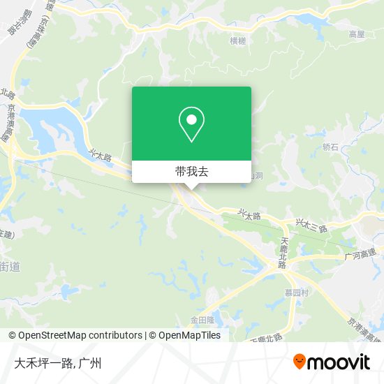 大禾坪一路地图