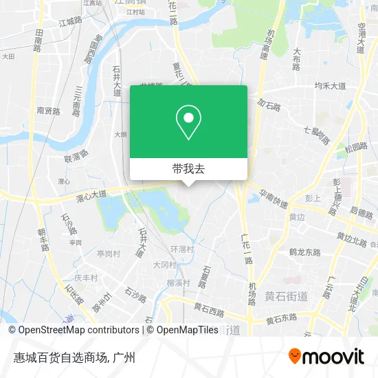 惠城百货自选商场地图