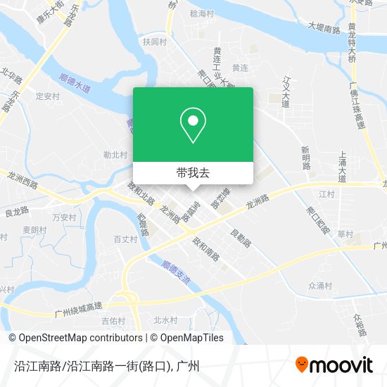 沿江南路/沿江南路一街(路口)地图