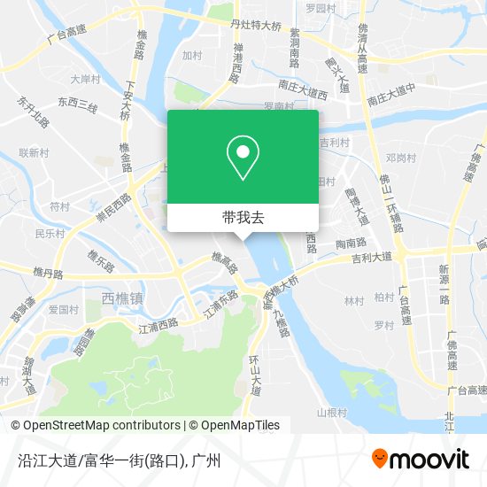 沿江大道/富华一街(路口)地图