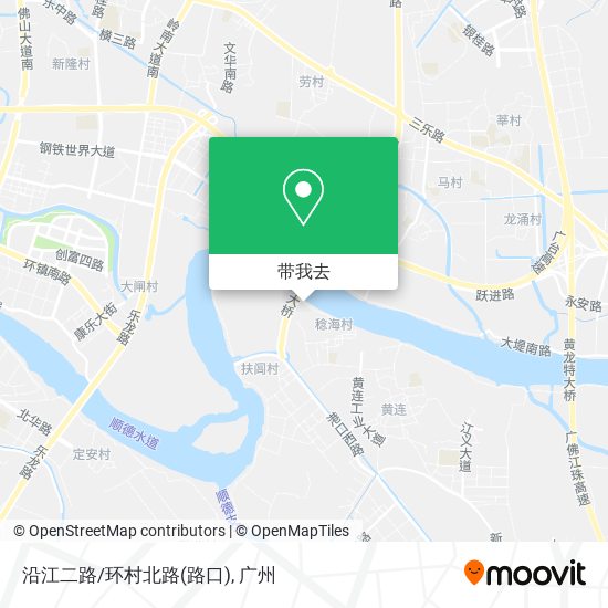 沿江二路/环村北路(路口)地图