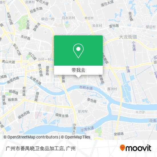 广州市番禺晓卫食品加工店地图