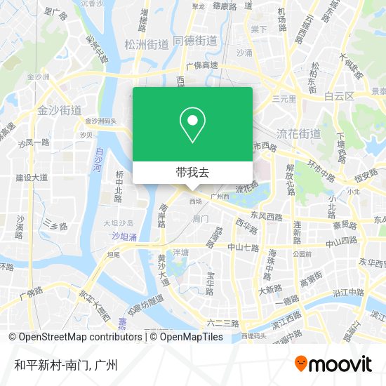 和平新村-南门地图