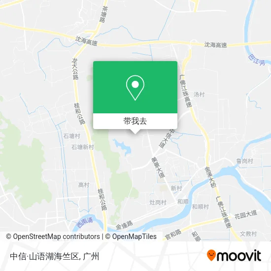中信·山语湖海竺区地图
