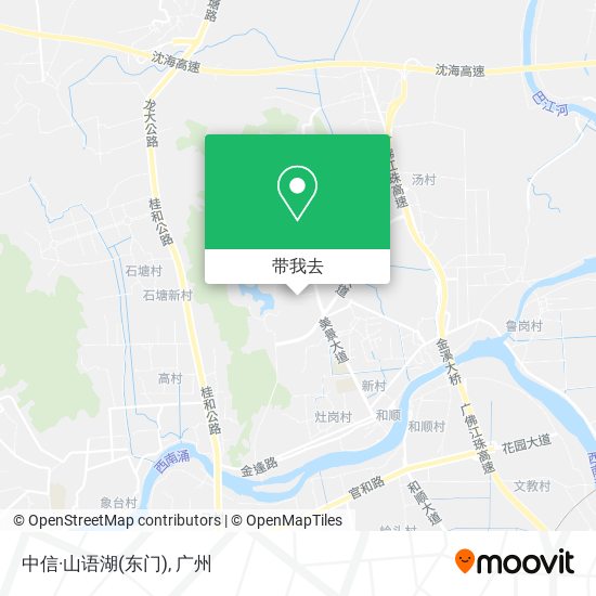 中信·山语湖(东门)地图
