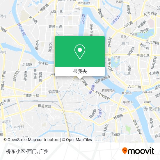 桥东小区-西门地图