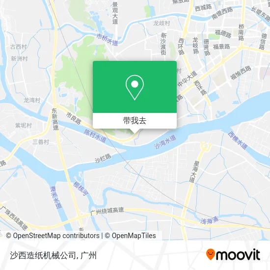 沙西造纸机械公司地图