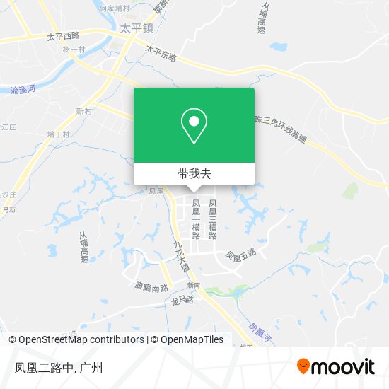 凤凰二路中地图