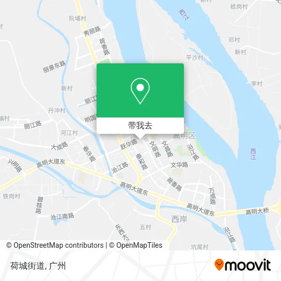 荷城街道地图