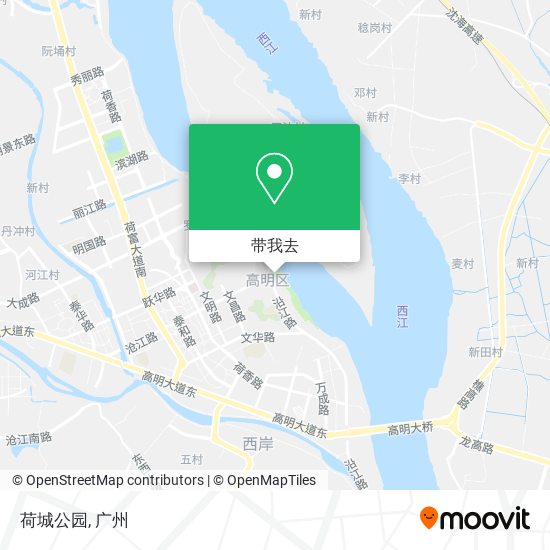 荷城公园地图