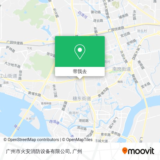 广州市火安消防设备有限公司地图
