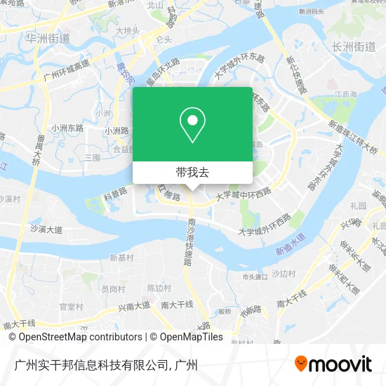 广州实干邦信息科技有限公司地图