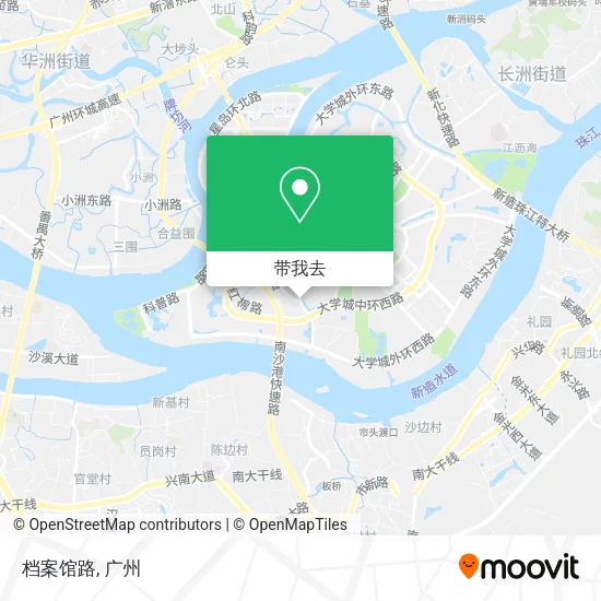 档案馆路地图