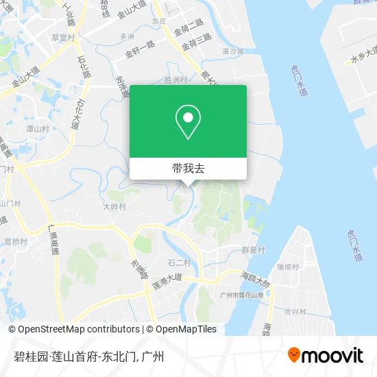 碧桂园·莲山首府-东北门地图