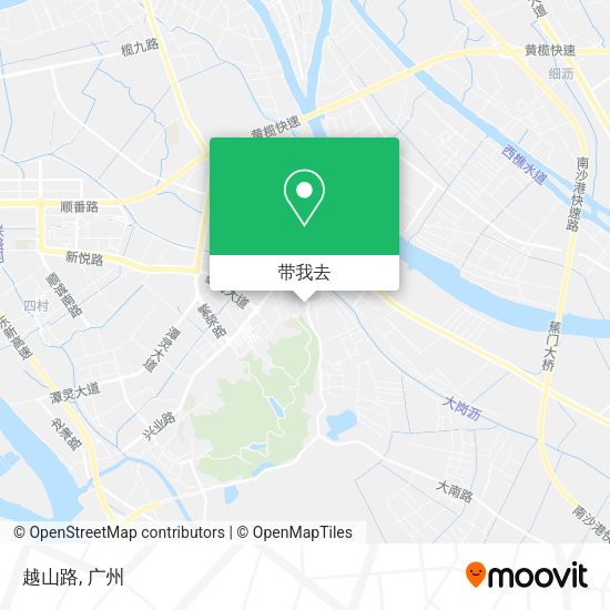 越山路地图