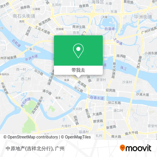 中原地产(吉祥北分行)地图