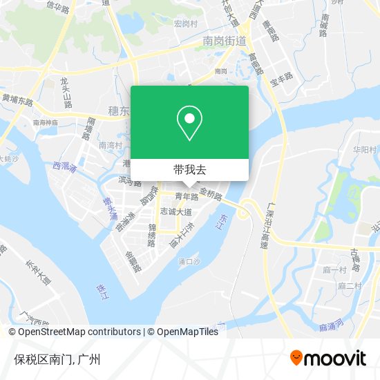 保税区南门地图