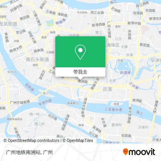 广州地铁南洲站地图