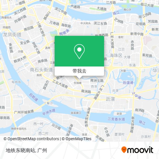 地铁东晓南站地图