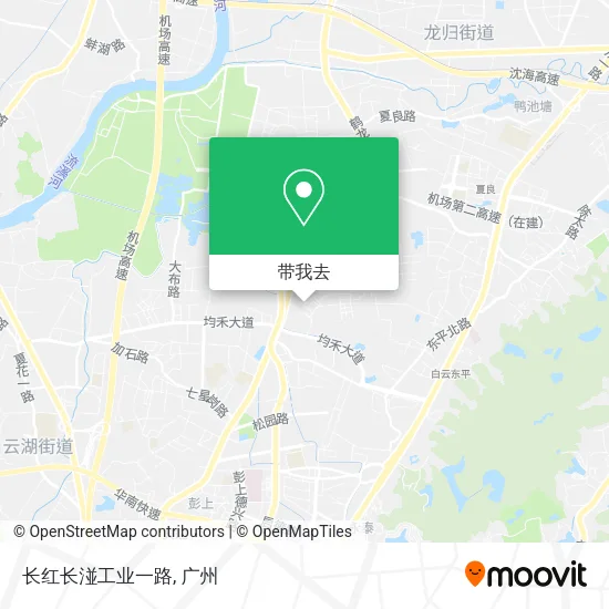 长红长湴工业一路地图