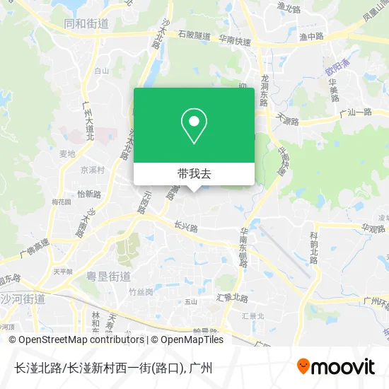长湴北路/长湴新村西一街(路口)地图