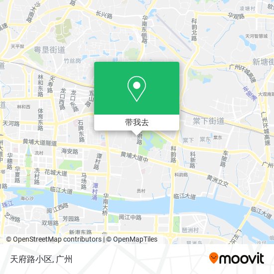 天府路小区地图