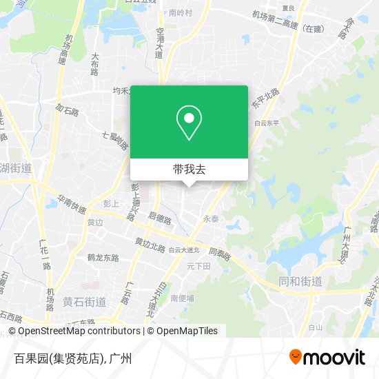百果园(集贤苑店)地图