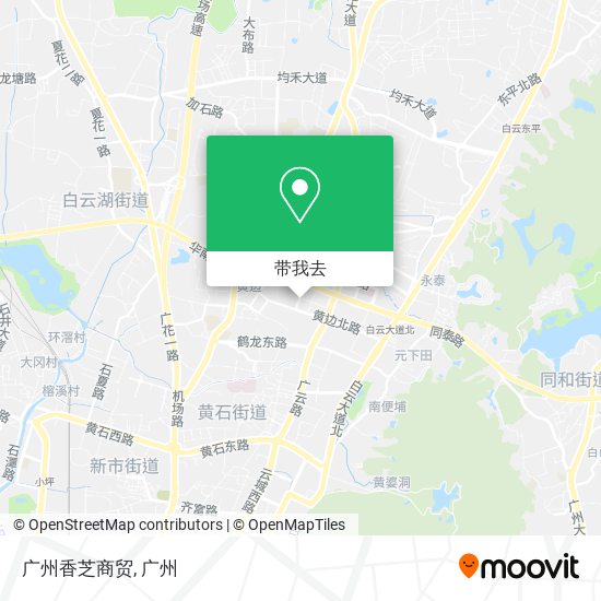 广州香芝商贸地图