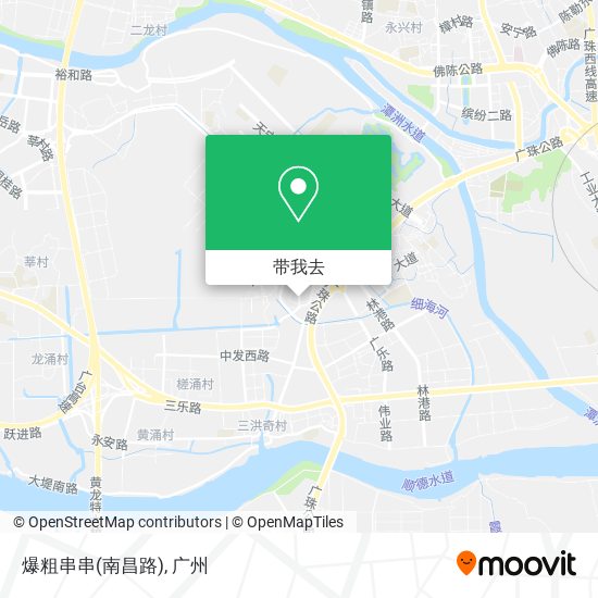 爆粗串串(南昌路)地图
