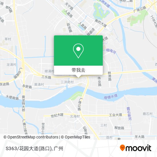 S363/花园大道(路口)地图