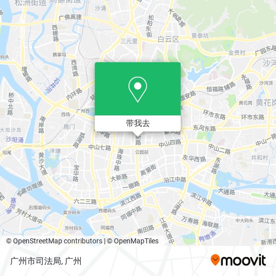 广州市司法局地图