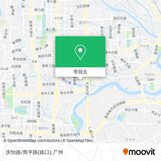 庆怡路/简平路(路口)地图
