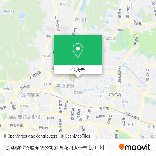 嘉逸物业管理有限公司嘉逸花园服务中心地图