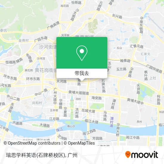 瑞思学科英语(石牌桥校区)地图