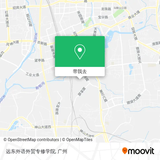 远东外语外贸专修学院地图