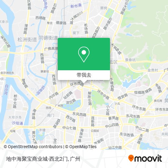 地中海聚宝商业城-西北2门地图