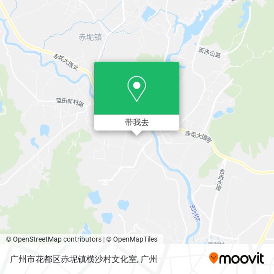 广州市花都区赤坭镇横沙村文化室地图