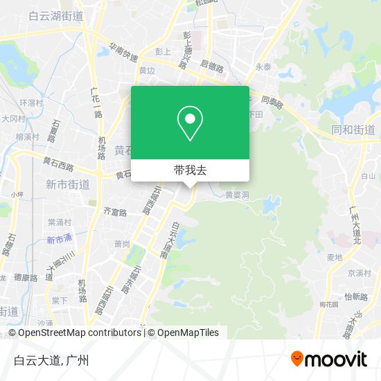 白云大道地图
