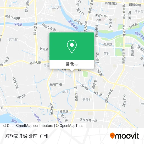 顺联家具城·北区地图