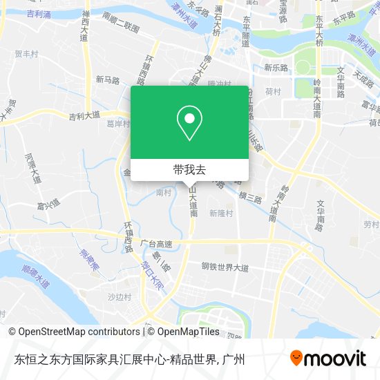 东恒之东方国际家具汇展中心-精品世界地图