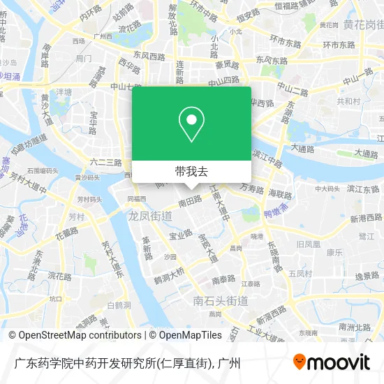 广东药学院中药开发研究所(仁厚直街)地图
