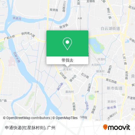 申通快递(红星脉村街)地图