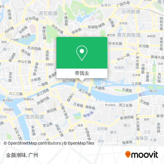金颜潮味地图