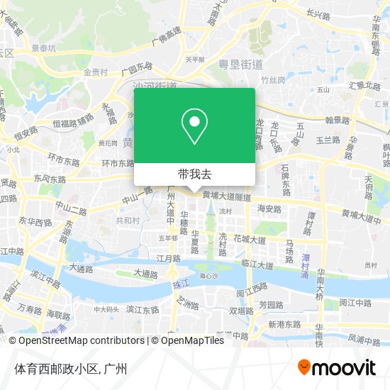 体育西邮政小区地图